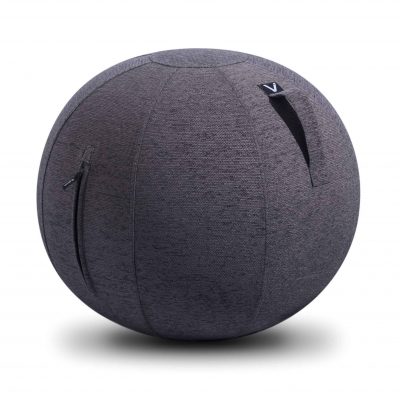 Lightweight Self-Standing Ergonomic Posture Activating Exercise Ball Solution with Handle & Cover Classroom & Yoga Dorm Sitting Ball Chair for Office and Home Vivora Luno 